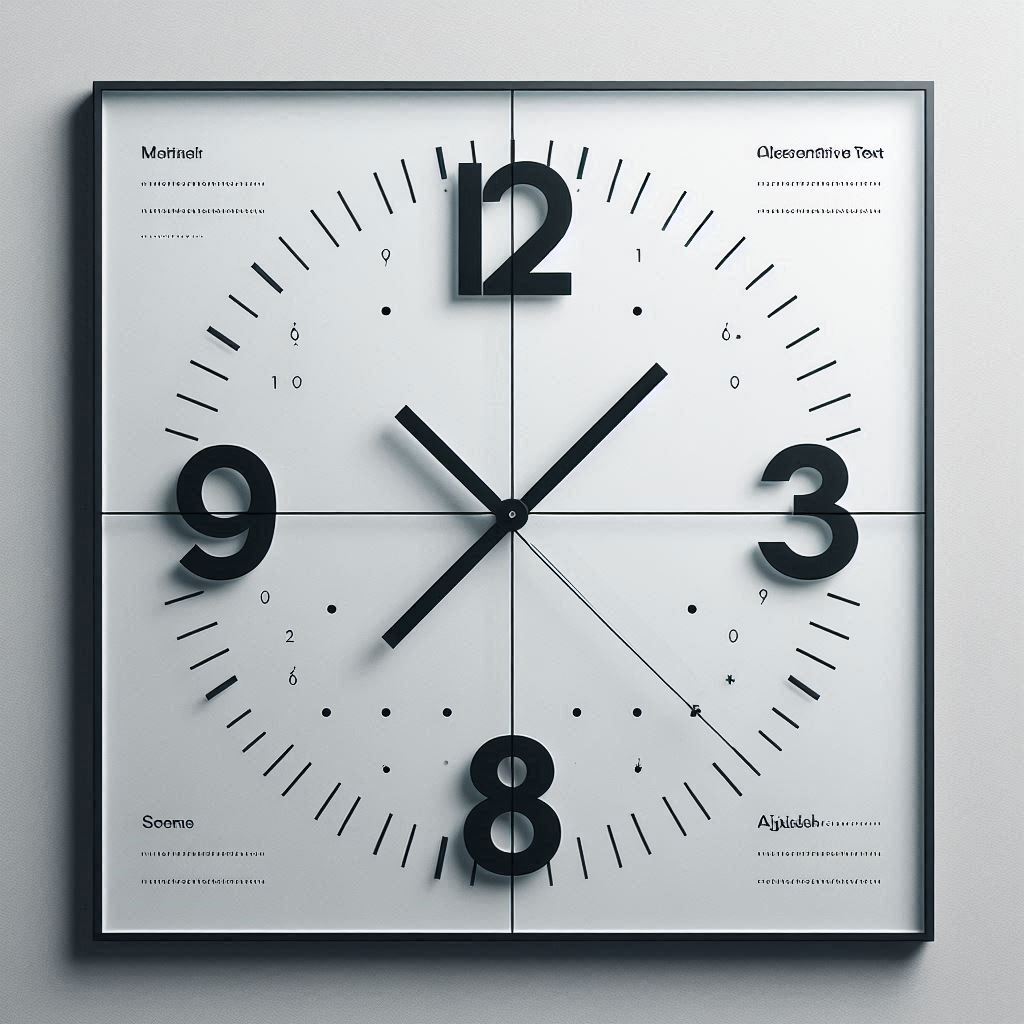 Accessible Clock Design