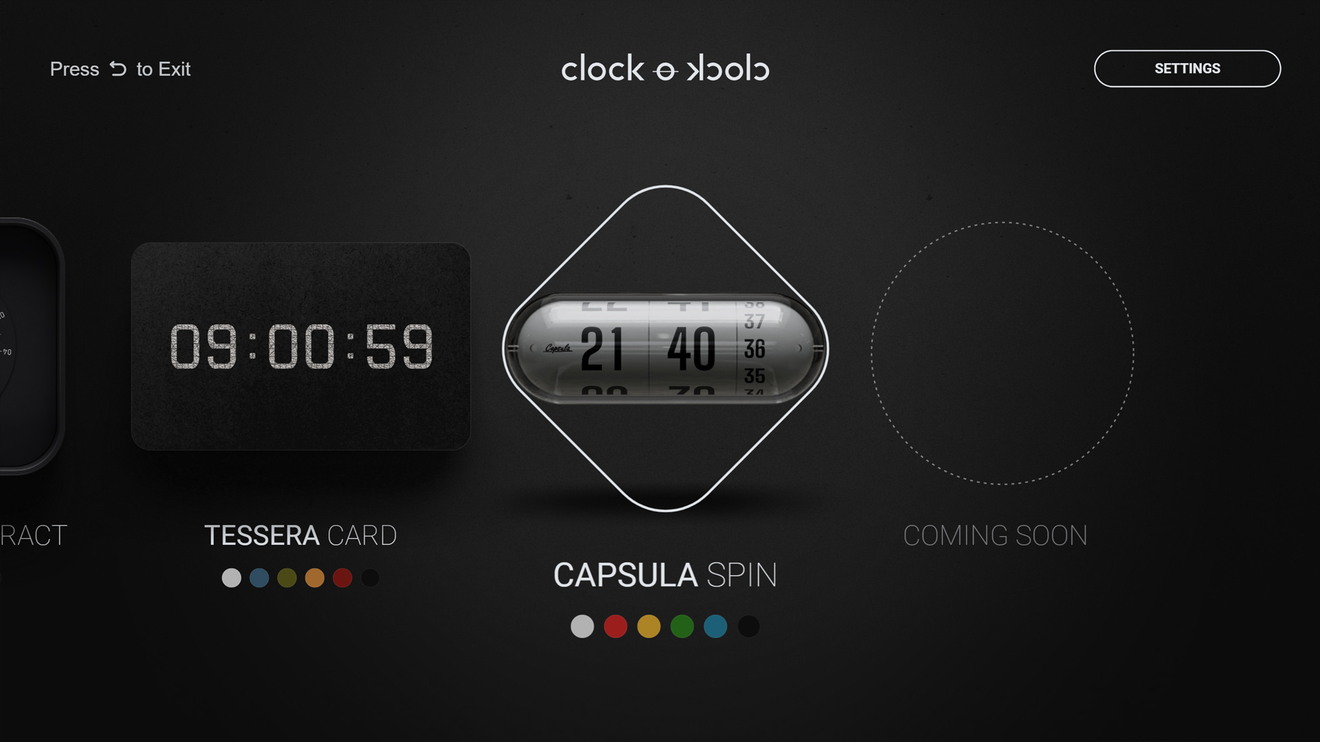 Capsula Spin | clockoclock